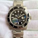 Rolex Submariner Watch SS Black Ceramic Swiss ETA2836